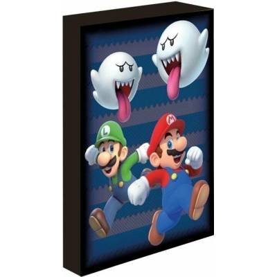 Obraz LED svítící Super Mario, 30x40 cm