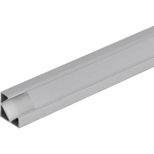 ULTRALUX ПРОФИЛ ultralux ЗА led ЛЕНТА ОТКР. МОНТАЖ apn205 ЪГЛОВ С БОРД 2м (apn205)