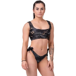 NEBBIA Active bikini top - Black (Volcanic Black)