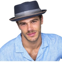 Pánský letní klobouk pork pie Bailey Carver