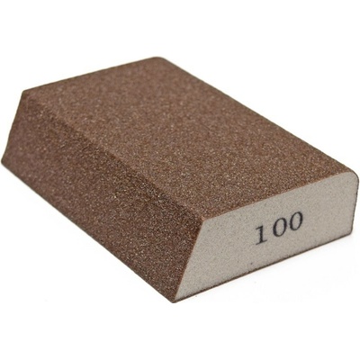 Brusná houbička 100x70x25mm P100 zkosená, s rohovým rádiusem KN-BNK100