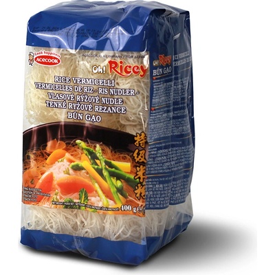 OH! RICEY Ryžové tenké rezance 18 x 400 g