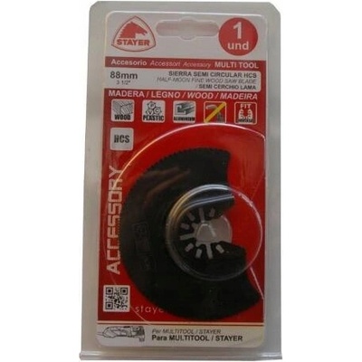 Polkotúč segmentový HCS k MULTI, priemer 88 mm, STAYER 37712550