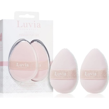 Luvia Cosmetics The Puffys Powder Puff Set велурен тампон за пудра Candy 2 бр