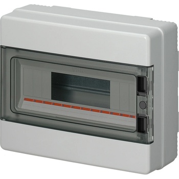ELMARK Ec620 ТАБЛО ЗА ОТКРИТ МОНТАЖ 12 МОДУЛА (1Х12) ip65 СИВ (ec62012e)