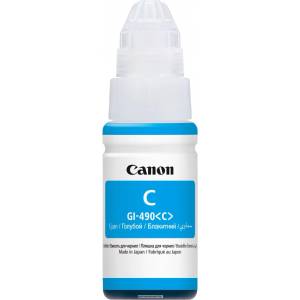 Canon ОРИГИНАЛНО МАСТИЛО canon gi-490 cyan (70ml) (0664c001)