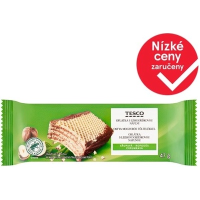 Tesco Oplatka s lískooříškovou náplní 47 g