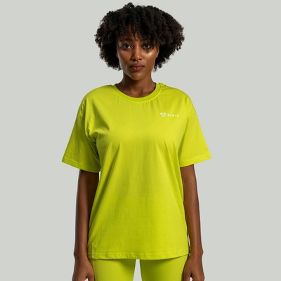 GymBeam STRIX Дамска тениска Lunar Oversized Chartreuse XS