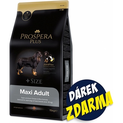Prospera Plus Maxi Adult kuře s rýží 15 kg