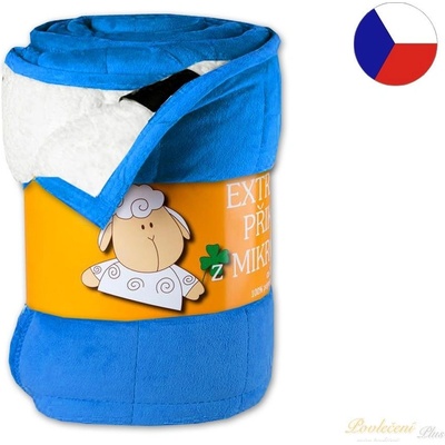 Sleep-well Deka mikrovlákno Ovce prošev modrá 150x200 – Hledejceny.cz