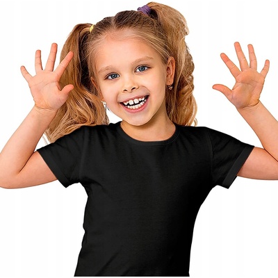 Detské tričko t-shirt čierne