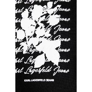 Karl Lagerfeld Jeans суичър с качулка дамски от памук (B3W20014)