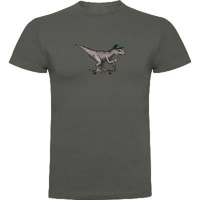 Тениска Kruskis Dino Skate short sleeve T-shirt - Green (Dark Army Green)