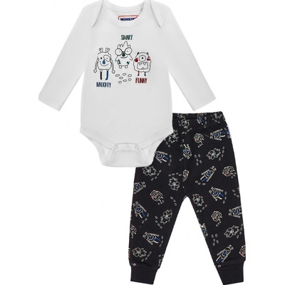 WINKIKI Dojčenský set WINKIKI WNB biele čierna