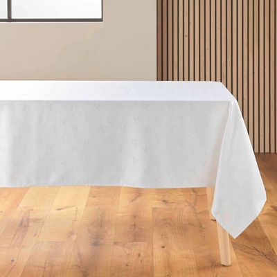 Douceur d'intérieur Žakárový ubrus se stříbrným zdobením YARN 140x250cm