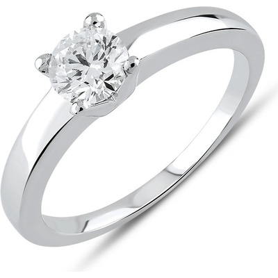 Lillian Vassago IGI Zásnubní prsten s diamantem z bílého zlata LLV59 DR017W