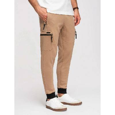 Trendy hnědé tepláky V4 PASK-0222