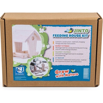 CJ Wildlife Stavebnica kŕmidlo pre vtáky 25 x 18 x 8,5 cm drevo