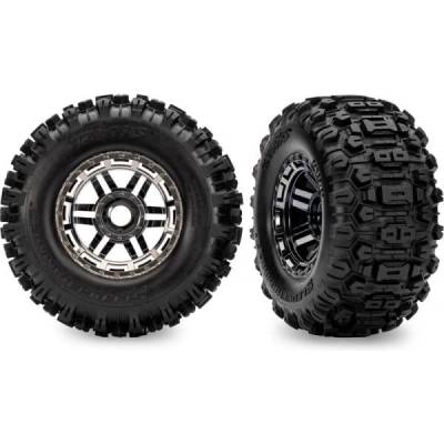 Traxxas колело 2.8", гума Maxx All-Terrain, джанта черен хром (2)