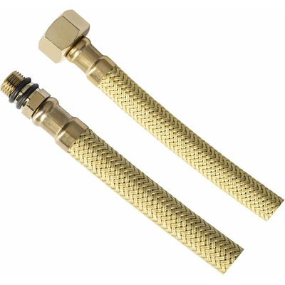 AQUALINE Flexibilná nerezová hadica M10x3/8“, 40 cm, matá zlatá farba 33354GB