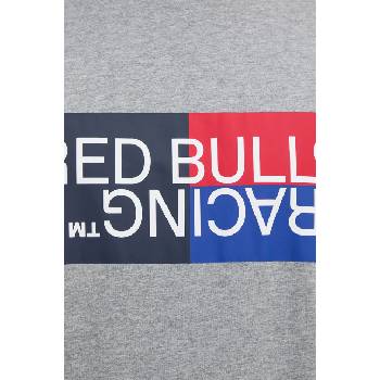 Red Bull Racing x Pepe Jeans Памучна тениска Red Bull Racing x Pepe Jeans в сиво с принт RM500001 (RM500001)