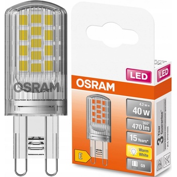 Osram LED PIN 40 G9 4,2W/827 teplá