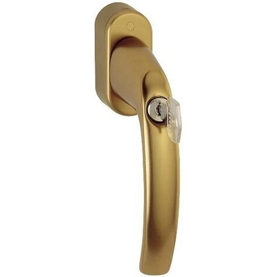 Hoppe Okenní klika Atlanta secustic uzamykatelná 100Nm F4 bronz 7/32-42mm, M5x45/50, 90°