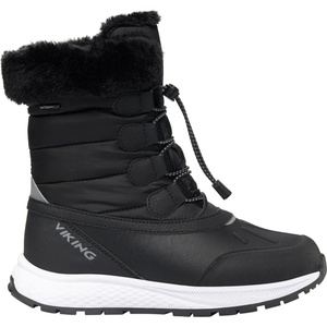 Viking Детски зимни ботуши Viking Kid's Equip Warm WP Zip Winter boots - Black / Granite - размер 35 (EU) (702-2830-0116)