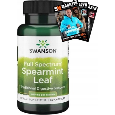 Swanson Máta Spearmint 400 mg 60 kapslí