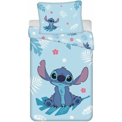 Jerry Fabrics bavlna obliečky Lilo and Stitch Blue 140x200 70x90