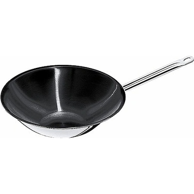 CONTACTO Pánev wok z nerezové oceli s plochým dnem a neořilnavým povrchem průměr 360 mm MultiPly