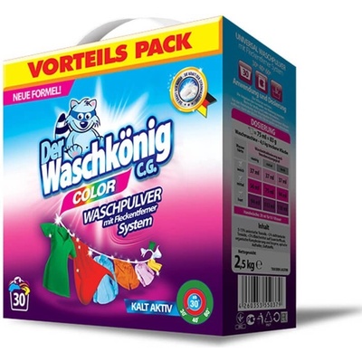 Waschkönig Prací prášok Color 2,25 kg 30 PD