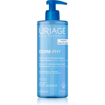 Uriage DERM-PHY Extra Rich Dermatological Gel лек почистващ гел 500ml