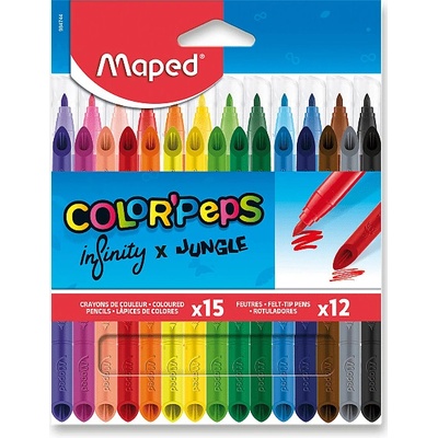 Maped Color'Peps Ocean 984701 sada 12 fix + 15 pastelek