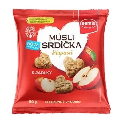 Semix musli srdiečka jablkové 50 g