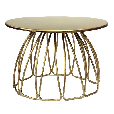 Horecano HORECANO-Метална стойка за блок маса GOLD ф20х25cm (HC-93871) (0193871)