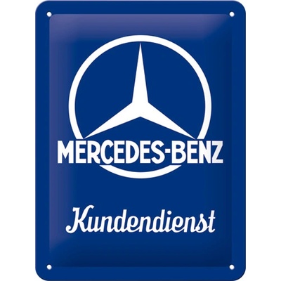 Postershop Plechová cedule: Mercedes-Benz (Kundendienst) - 20x15 cm