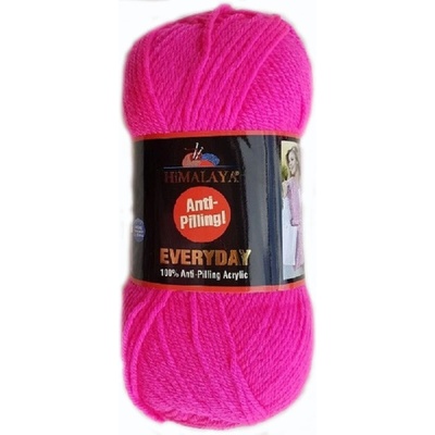 Himalaya Příze Everyday 70052 neonová růžová