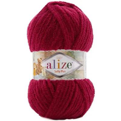Alize příze Softy Plus 107 vínová