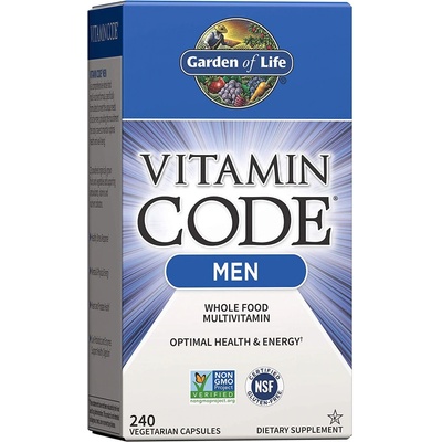 Garden of life Vitamin Code Men Multivitamín pro muže 240 rostlinných kapslí