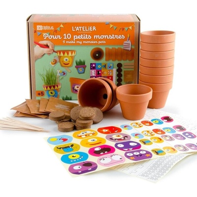 Radis et Capucine Кутия за рожден ден - моите малки саксии чудовища (032785)