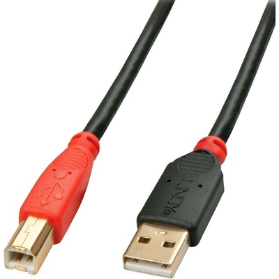 Lindy Кабел Lindy LNY-42761, от USB A(м) към USB B(м), 10m, черен (LNY-42761)