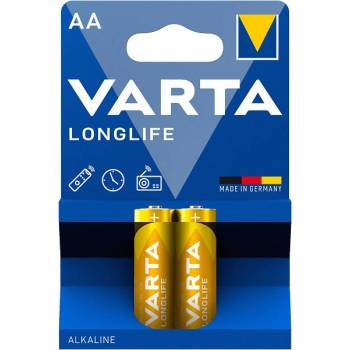 VARTA Алкална батерия VARTA - Longlife, АА, 2 бр (4106101412)