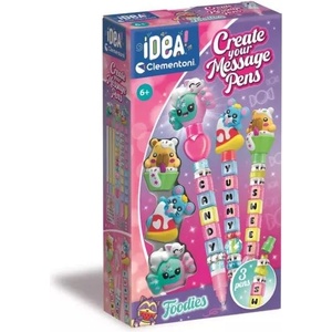 Clementoni Idea! : Лаборатория за химикалки с букви - храни, комплект 3 бр (18399)