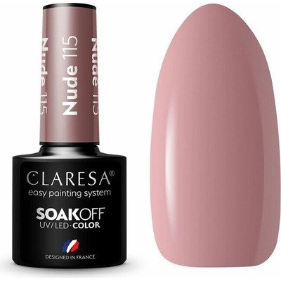 CLARESA hybridný gel lak Nude 115 5 g