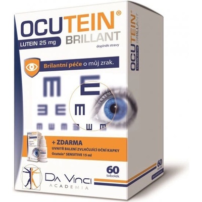 Simply You Ocutein Brillant Lutein 25mg DaVinci 60 kapsúl + kapky 15 ml