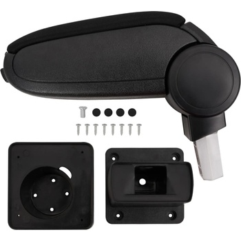 vidaXL Подлакътник за кола черен 13x31, 5x(29-51) см ABS (154666)