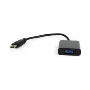 Gembird CableXpert HDMI auf VGA/Audio Adapter Single-Port Schwarz A-HDMI-VGA-04
