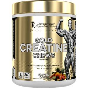Kevin Levrone Signature Series Gold Creatine Chews | Creatine Monohydrate [240 Дъвчащи таблетки] Екзотични Плодове