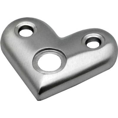Nadpojovací deska na trubku ø 42,4 mm, broušená AISI 304